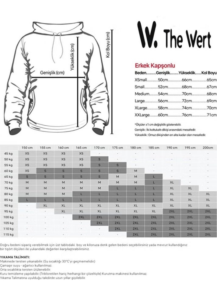 Unisex Attack On Titan Design Front Back Printed Regular Fit White Sweatshirt - Image 2